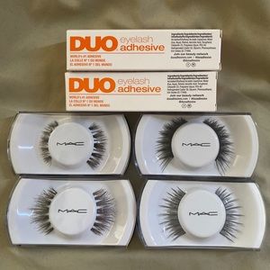 MAC false lashes and glue bundles